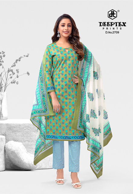 Deeptex Chief Guest Vol 27 Wholesale Printed Cotton Dress Material
